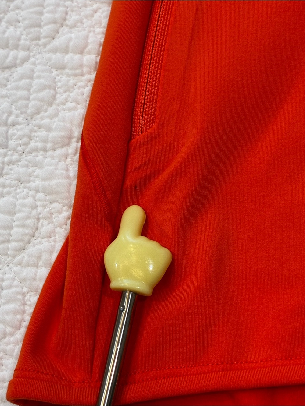 Arc'teryx Kyanite LT Orange Zip Up Hoodie Fleece Jacket Women's Small - Picture 8 of 8